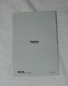 Hyperchase Vectrex Cartridge, Overlay, & Manual GCE 1982