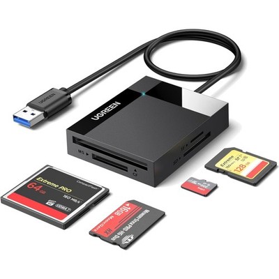USB 3.0 Kartenlesegerät 4 in 1 SD CF Micro SD MS Reader Adapter Hub 1 Stück