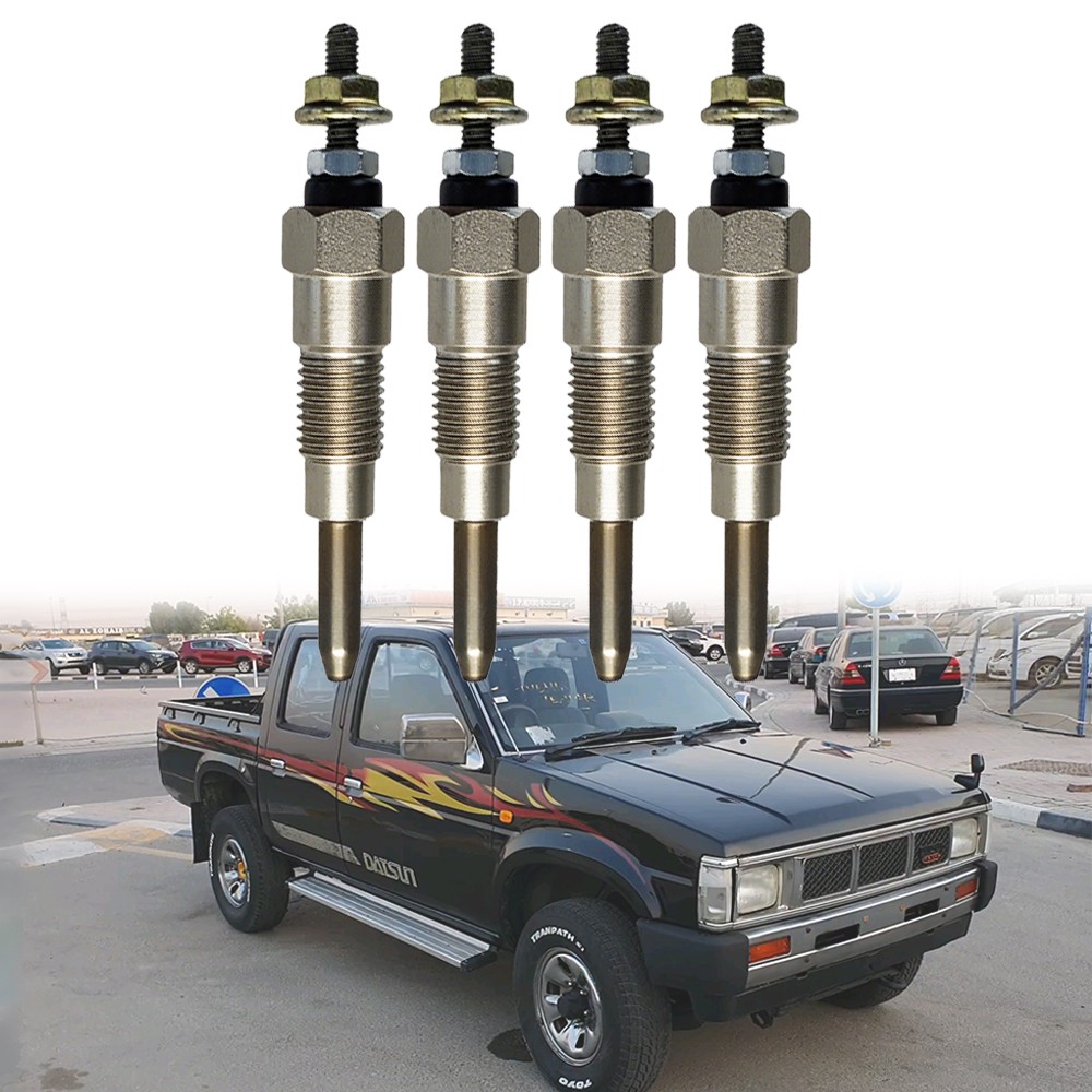  4x Glow Plugs For Nissan Datsun Condor Atlas K-EF22 11065-34W00