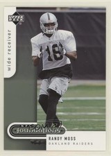 2005 Upper Deck NFL Foundations Randy Moss #70 HOF 1md