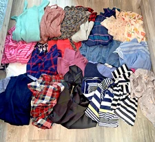 Huge 21 Lot name brand tops shirts dress sweaters J crew LOFT Lauren Size small
