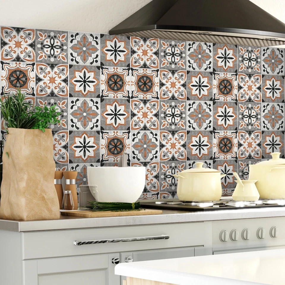 Adesivi per piastrelle bagno cucina adesivi per mattonelle cover tiles stickers - Immagine 2 di 3