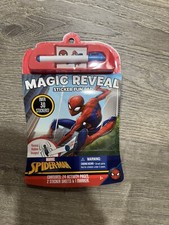 Spider Man Magic Reveal Sticker Fun Pad Activity Book Stickers Marker