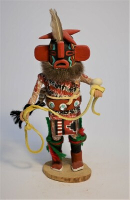 Hopi Chili Pepper Kachina / Katsina Doll; 7 1/4