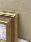 Framed Artwork Print bible verse Joshua 24:15 gold tone wood frame see pics — photo 4