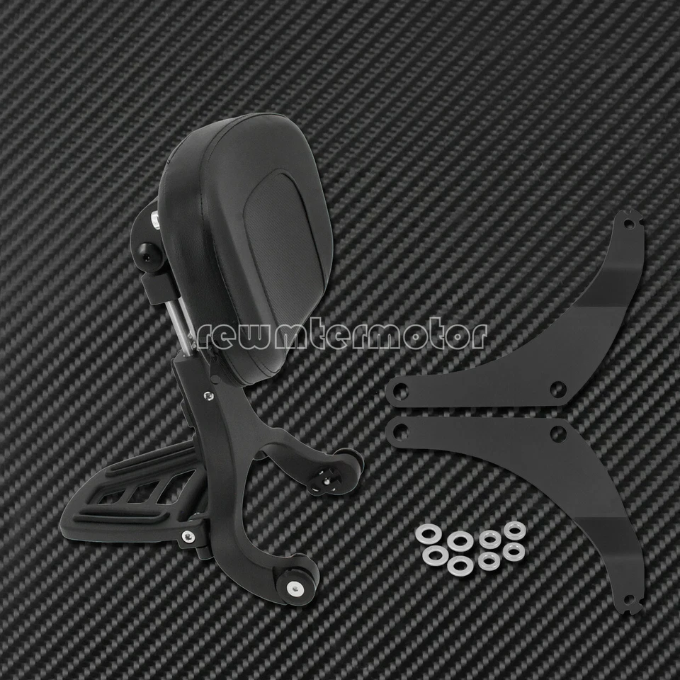 Multi-Purpose Black Driver & Passenger Backrest Fit For Sport Glide 2018-2022 - Imagem 3 de 4