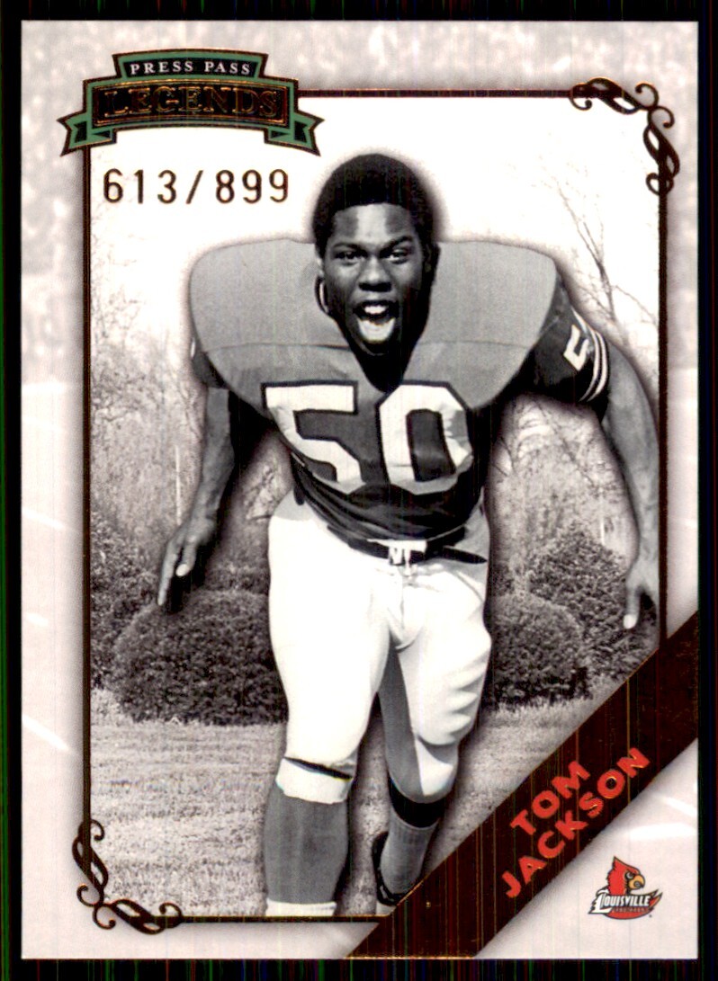2009 Press Pass Legends Bronze /899 #70 Tom Jackson Louisville