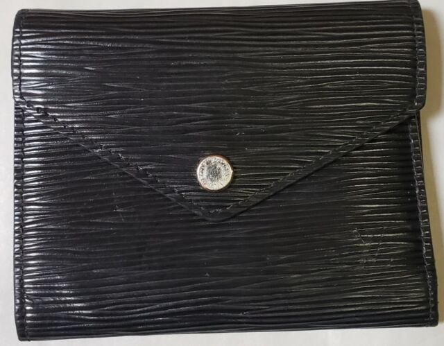LOUIS VUITTON Portefeuille Victorine Tri-fold Wallet M62173 Epi Noir | eBay