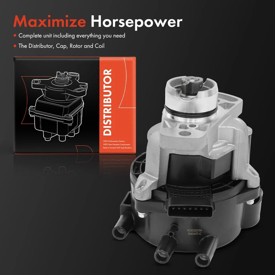 Distribuidor de encendido con tapa y rotor para Chrysler Sebring Dodge Stratus Mitsubishi Foto 2 de 4