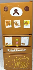 Re-Ment Dollhouse Rilakkuma Mini Refrigerator  w drawers and shelves US Shipper