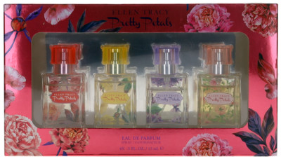 Pretty Petals von Ellen Tracy für Frauen Set: EDP x4 (0,5+0,5+0,5+0,5)oz Neu