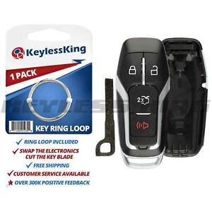 Fits Key Fob Cover 2016 2017 Ford Edge Remote Case Rubber Skin M3N-A2C31243800