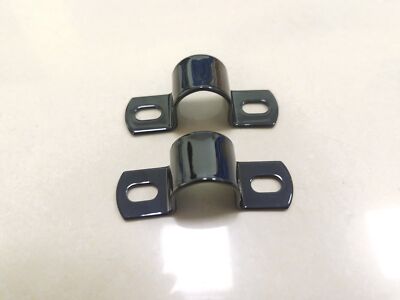 Black Rear Fender Mount U-Clamp For Harley UL 1938-1947 V Twin 74