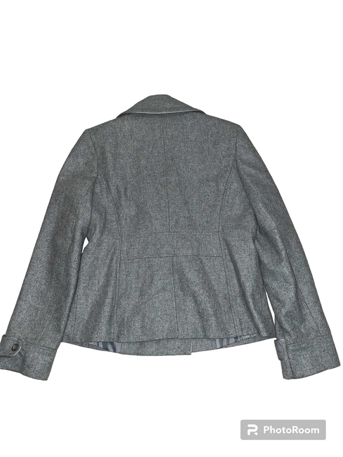 Halogen Wool Blend Woman’s Gray Double Breasted L… - image 3