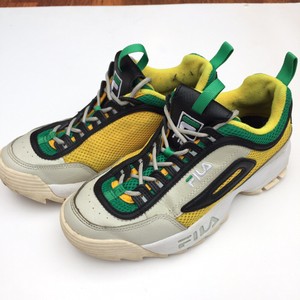 fila disruptor green yellow