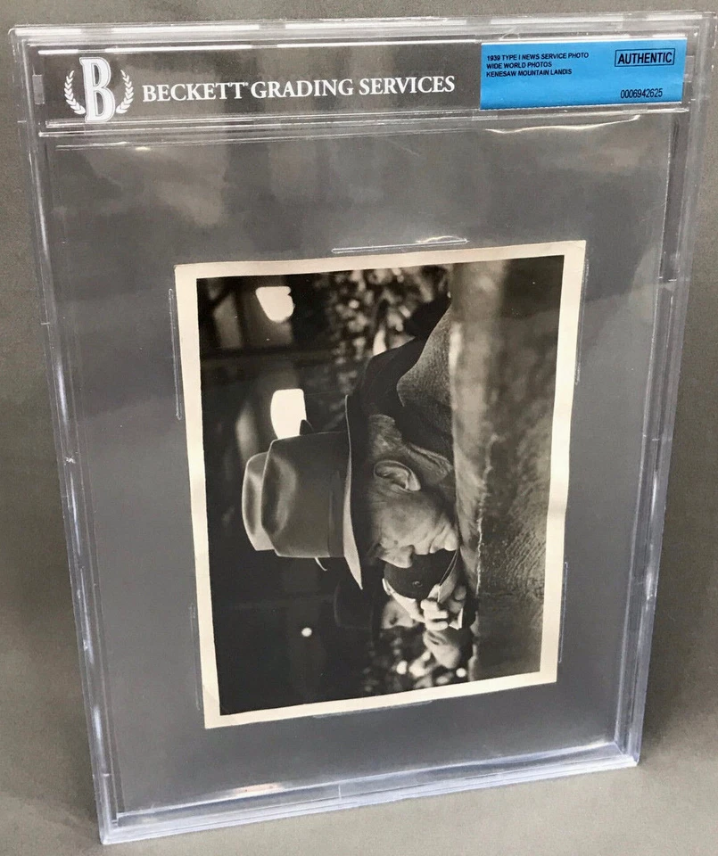 1939 Orig. Press Photo JUDGE KENESAW MOUNTAIN LANDIS White Sox St. Louis Browns - Image 2 of 4