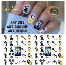 Coraline Waterslide Nail Art Decals Set Of 50 Instructions & Bonus