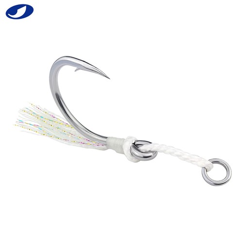 OCEAN CAT Glow Assist Fishing Hooks Jigging Jigs Stainless Steel Circle Hooks - Picture 7 of 12
