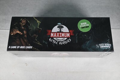 2019 Maximum Apocalypse Gothic Horrors Deluxe Expansion Kickstarter Edition