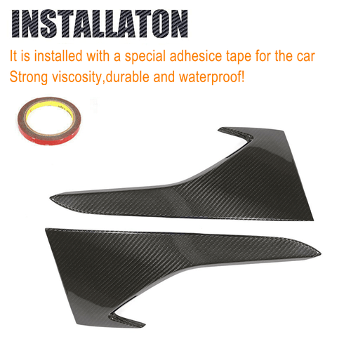 Carbon Front Stoßstange Flaps Splitter Spoiler Lippe passt für BMW M2 F87 Coupe - Picture 9 of 10