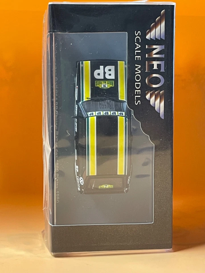 1:43 VOLKSWAGEN GOLF GR.1 BP RACING RALLYE DES 1000 PISTES 1980 NEO SCALE MODELS - Immagine 4 di 4