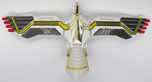 1995 Mighty Morphin Power Rangers White Rangers Deluxe Falconzord BANDAI 2492 - Picture 2 of 23