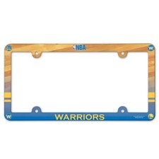 GOLDEN STATE WARRIORS 6"x12" PLASTIC LICENSE PLATE FRAME NEW WINCRAFT   