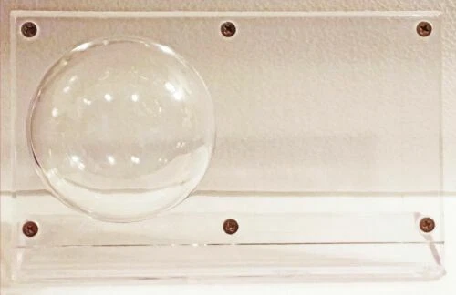 2 CADA PELOTA DE BÉISBOL Y TARJETERO PLÁSTICO TRANSPARENTE ACRÍLICO LUCITE MÁS DISPONIBLES - Imagen 1 de 1