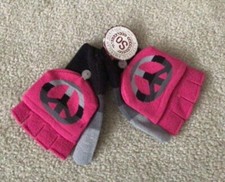 SO Gloves / Mittens for Girls - Peace Design - Multicolor New/NWT