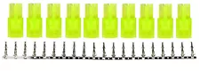 Apex RC Products 10 Male Mini Molex Style Connectors Plugs #1546