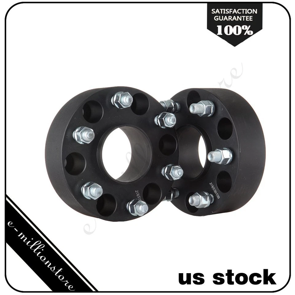 Espaçadores de roda HubCentric 2 peças 2" 50mm 6x5.5 para 2000-2014 GMC Yukon XL 1500 - Imagem 4 de 4