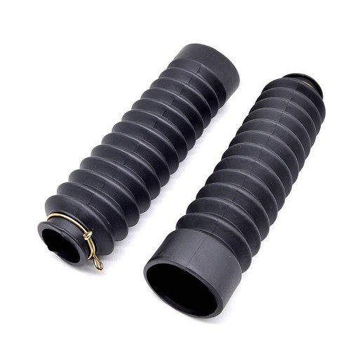 Rubber Gaitors Fork Boots For Suzuki GN125 GN250 All years 32mm - Picture 2 of 2