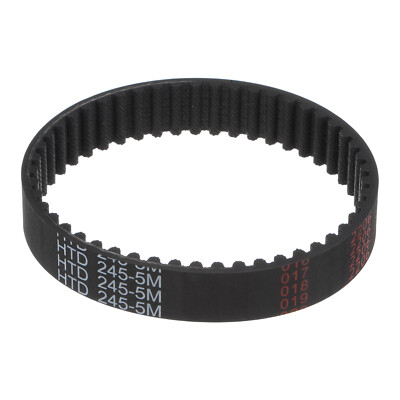 2 Cinghie Sincrone HTD5M - Misure 245-5M E 250-5M | Larghezza 5mm Per Parti Di Ricambio
