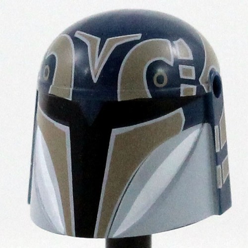 Clone Army Customs MANDALORIAN HELMET for SW Minifigures -Pick Color!- - Afbeelding 25 van 33