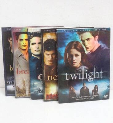 Twilight - Complete Saga 5 Hüllen (10 DVDs) mit Slipcase Special Edition - D...