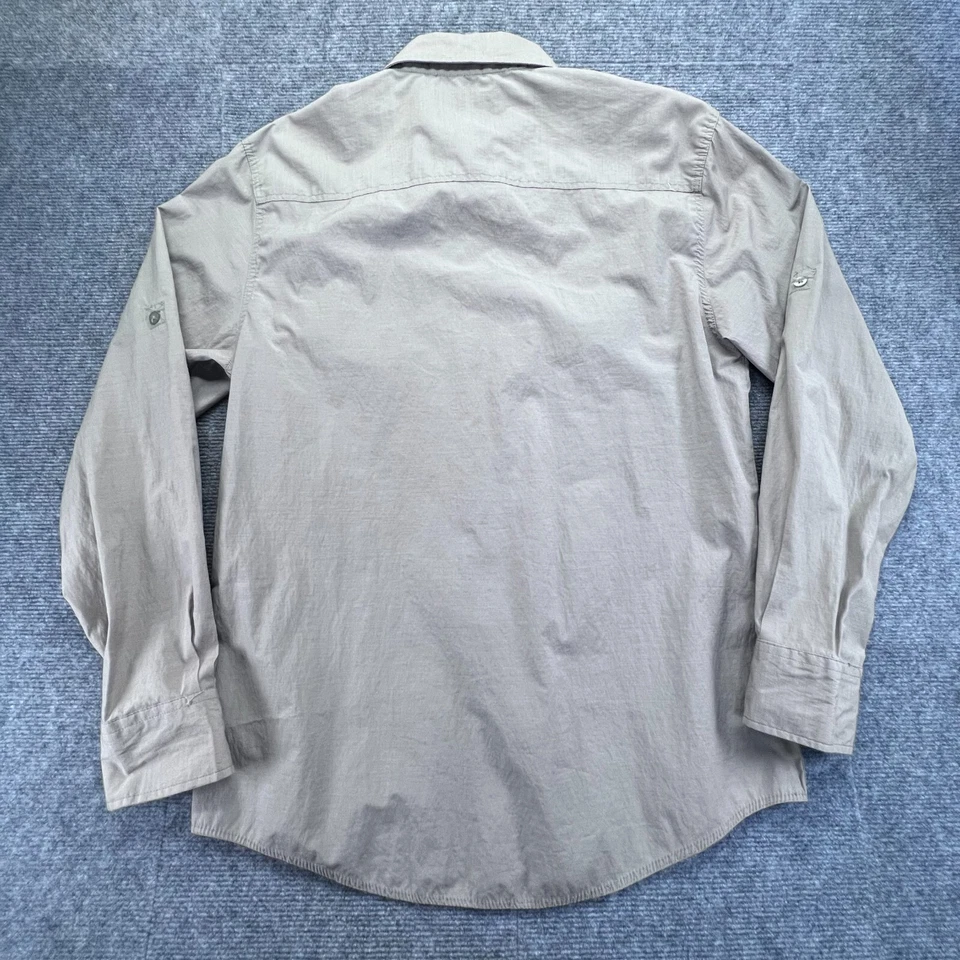 Sovereign Code On Guard Field Shirt Mens XL Tan Brown Slim Fit Long Sleeve - Image 2 of 4