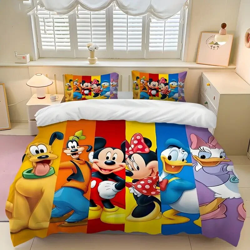 Mickey Mouse Vs Friends Bestie BFF Happy Valentine's Day Bedding Set