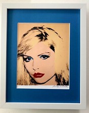 ANDY WARHOL | DEBBIE HARRY SIGNED VINTAGE PRINT MATTED AND FRAMED