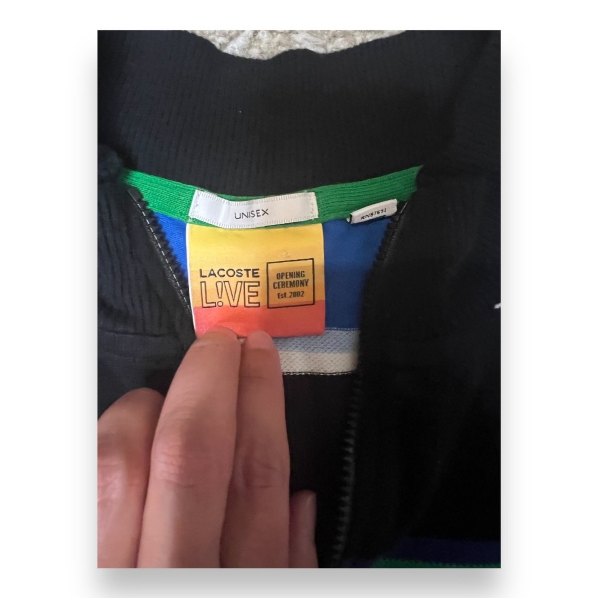 Lacoste L!VE X Open Ceremony Polo Sz. L | eBay