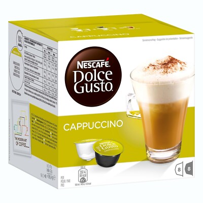 Nescafe Dolce Gusto Cappuccino Round & Silky Roast & Ground Coffee