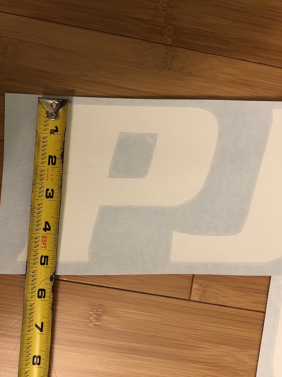 PJ Trailers Tongue Replacement 10” Stickers White (set Of 2) Gooseneck