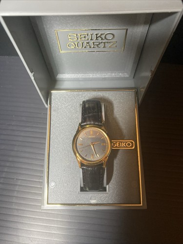 Seiko Womens Watch SJA226P Quartz NIB Black Leather Band Needs Battery - Picture 9 of 9