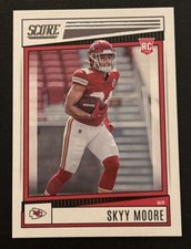 SKYY MOORE 2022 Panini Score Football #391 RC ROOKIE Kansas City Chiefs Card A18