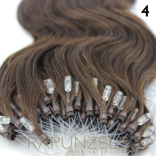 20" Micro Ring Loop Remy Echthaar Extensions 1 GRAMM Straight Remy - 15 Farben - Bild 12 von 17