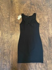 Forever 21 Bodycon Black Dress Size S New With Tags
