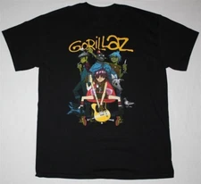 GORILLAZ BAND ALTERNATIVE  Black Men T-shirt S-2XL NG3197