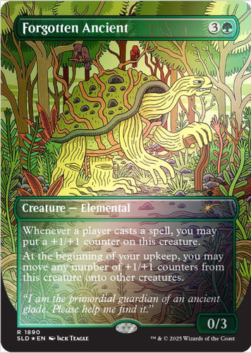 Forgotten Ancient R Foil #1890 | SLD Secret Lair x Animar
