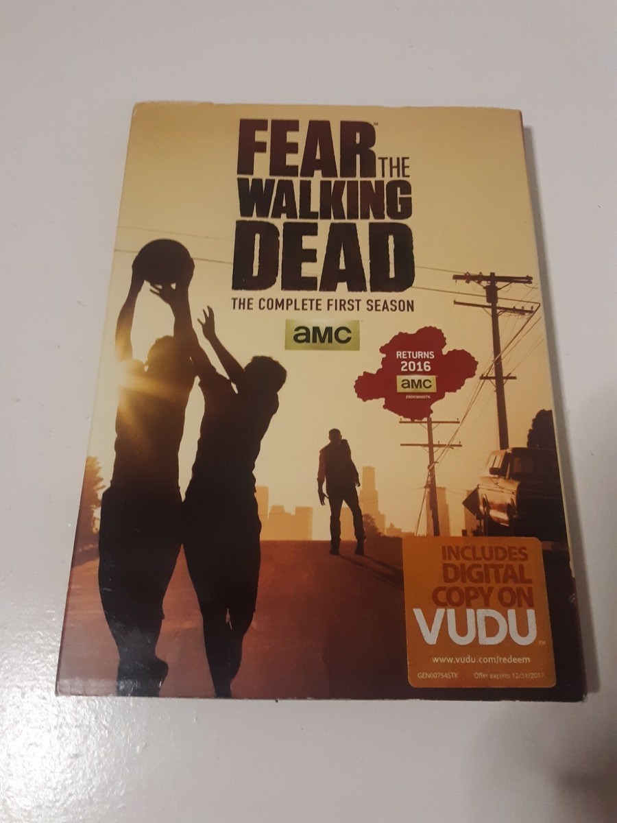 Fear The Walking Dead The Complete First Season DVD Set AMC With Slip Cover