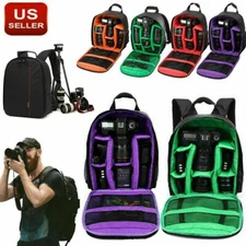 Camera Bag Backpack for Canon EOS Sony Nikon DSLR Digital Waterproof Shockproof