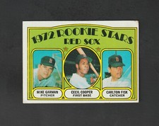 1972 Topps Carlton Fisk RC ~~ Boston Red Sox Rookie Stars #79 